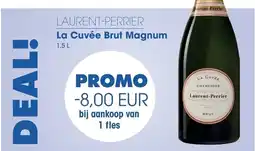 Prik en Tik Laurent-perrier la cuvée brut magnum aanbieding