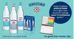 Prik en Tik Gerolsteiner aanbieding
