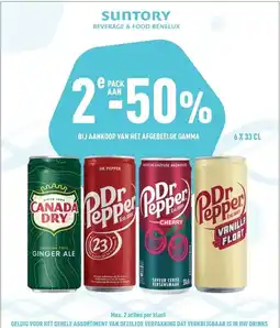 Prik en Tik Canada dry & dr pepper aanbieding