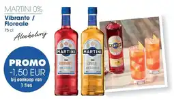 Prik en Tik Martini vibrante / floreale aanbieding