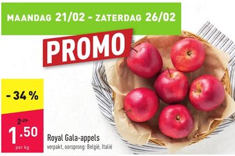 ALDI Royal gala-appels aanbieding