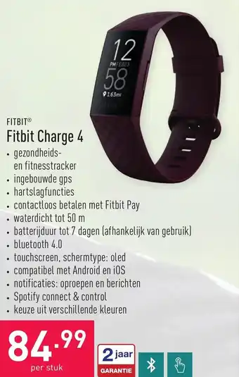ALDI Fitbit Charge 4 aanbieding