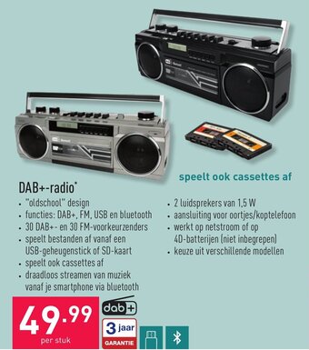 ALDI DAB+-radio aanbieding