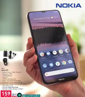 Nokia G20 164,9 x 76 x 9,2 mm