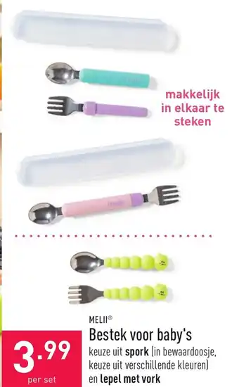ALDI Melli bestek voor baby's aanbieding