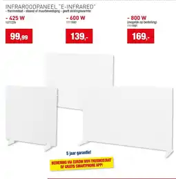 Hubo Infraroodpaneel e-infrared aanbieding