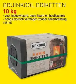 Hubo Bruinkool briketten aanbieding