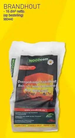Hubo Brandhout aanbieding