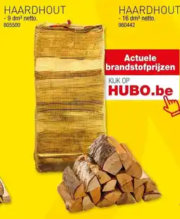 Hubo Haardhout aanbieding