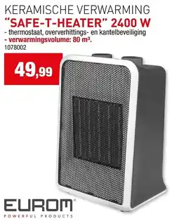 Hubo Keramische verwarming safe-t-heater aanbieding