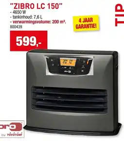 Hubo Zibro lc 150 aanbieding