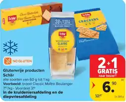 Carrefour Glutenvrije producten Schär aanbieding