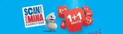 Carrefour 1+1 gratis aanbieding