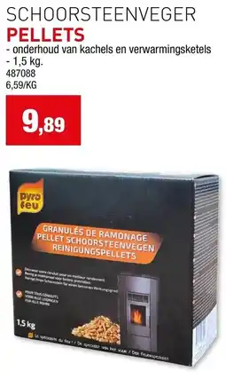 Hubo Schoorsteenveger pellets aanbieding