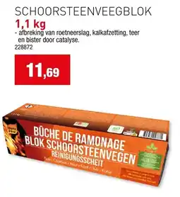Hubo Bûche de ramonage blok schoorsteenvegen aanbieding