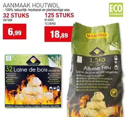Hubo Aanmaak houtwol aanbieding