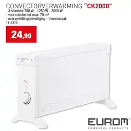Hubo Convectorverwarming ck2000 aanbieding