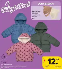 Carrefour Jas voor baby's aanbieding