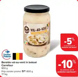Carrefour Bereide vol-au-vent in bokaal aanbieding