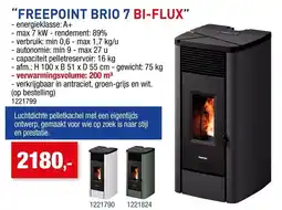 Hubo FreePoint Brio 7 Bi-Flux aanbieding