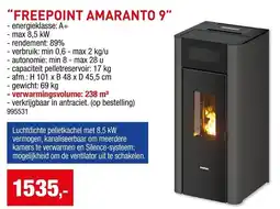 Hubo FreePoint Amaranto 9 aanbieding