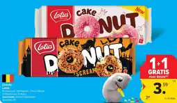 Carrefour Lotus cake donut aanbieding