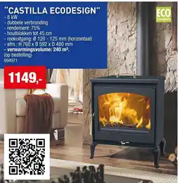 Hubo Castilla Ecodesign aanbieding