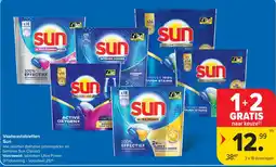 Carrefour Vaatwastabletten Sun aanbieding