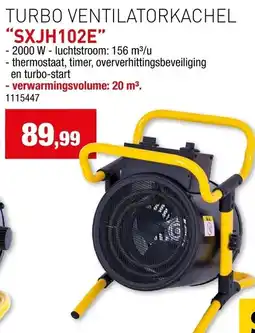 Hubo Turbo ventilatorkachel aanbieding