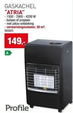 Hubo Gaskachel Atria aanbieding