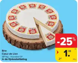 Carrefour Brie Cœur de Lion aanbieding