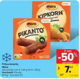Carrefour Market Frituursnacks Mora aanbieding
