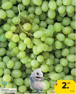 Carrefour Witte druiven aanbieding