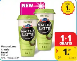 Carrefour Market Matcha latte classic aanbieding