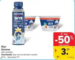 Carrefour Market Skyr Danone aanbieding