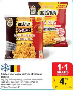 Carrefour Frieten voor oven, airfryer of friteuse Belviva aanbieding