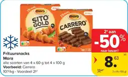 Carrefour Frituursnacks Mora aanbieding