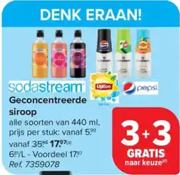 Carrefour Geconcentreerde siroop aanbieding