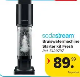 Carrefour sodastream Bruiswatermachine Starter kit Fresh aanbieding