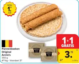 Carrefour Pannenkoeken Original Annie's aanbieding