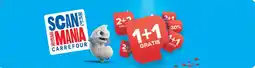 Carrefour 1+1 Gratis aanbieding