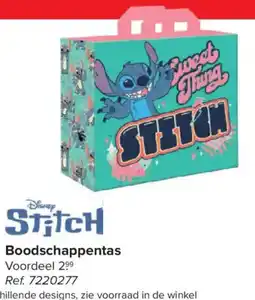 Carrefour Boodschappentas Stitch aanbieding