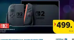 Carrefour console nintendo switch 2 aanbieding