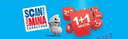 Carrefour 1+1 gratis aanbieding