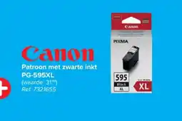 Carrefour Canon Patroon met zwarte inkt PG-595XL aanbieding