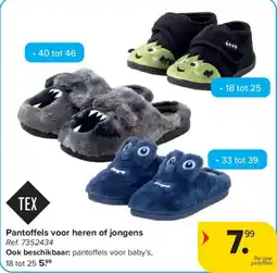 Carrefour Pantoffels voor heren of jongens aanbieding