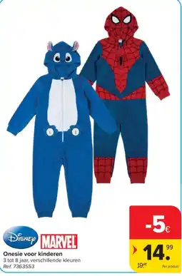 Carrefour Onesie voor kinderen aanbieding
