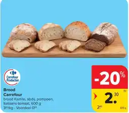 Carrefour Market Brood Carrefour aanbieding