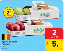 Carrefour Market Appels en peren fairebel aanbieding