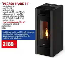 Hubo Pegaso spark 11 aanbieding